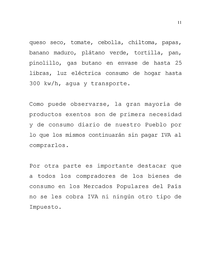 una reforma fiscal para proteger los derechos de las familias nicaragüenses